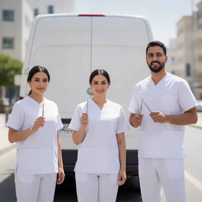 جراح تجميل فريق في الصجعة